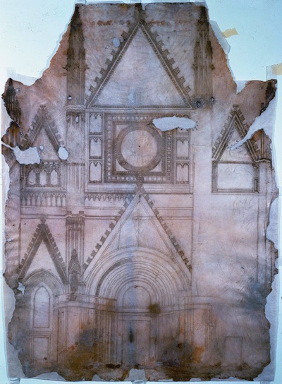 Lorenzo Maitani, progetto per la facciata del Duomo di Orvieto, 1310 circa
